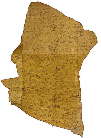 Parish of Culmstock 1889 Map